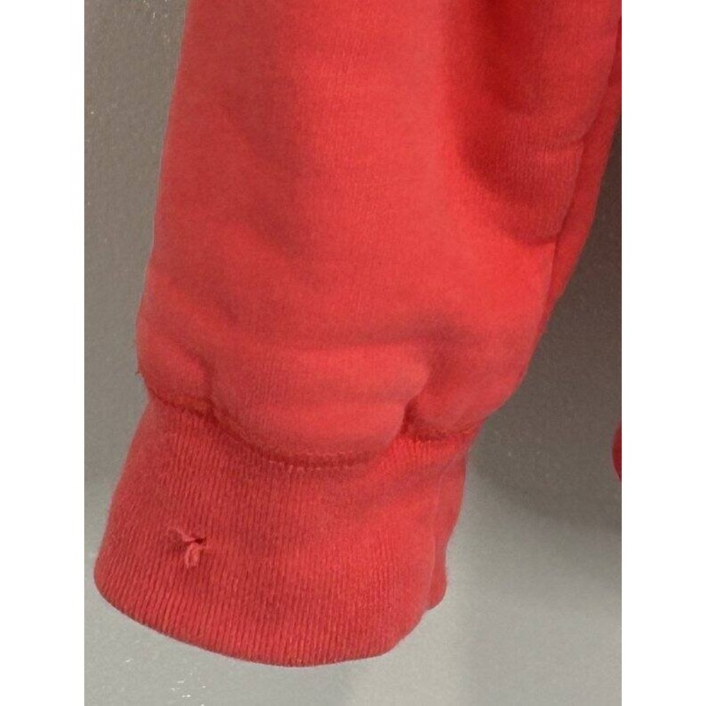 LL Bean Womens Sherpa Lined Hoodie Bright Pink Full Zip Size M - Picture 6 of 9